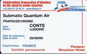 FFESSM CCR AIR FFESSM scan front